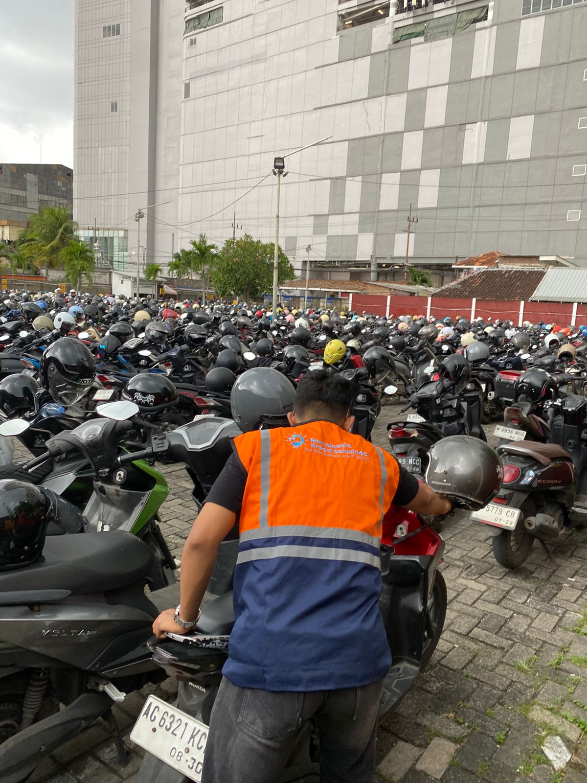 SmartPark parking management system – real-world facility overview